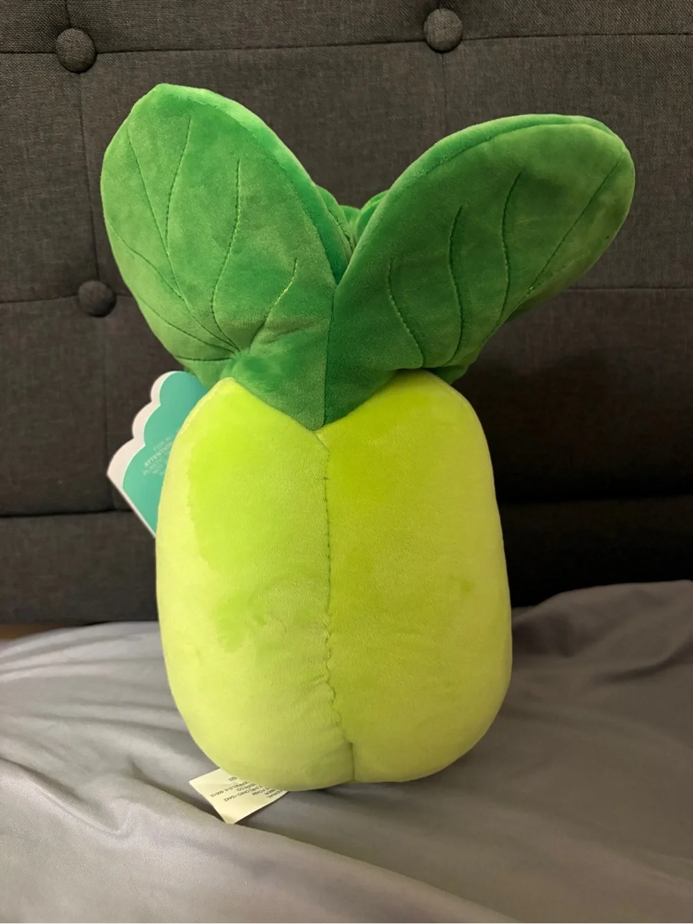 HUG ME Plush Toy - Bright Green Cute Veggie Accent